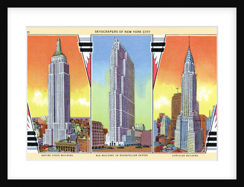 Prominent Skyscrapers of New York by Anonymous