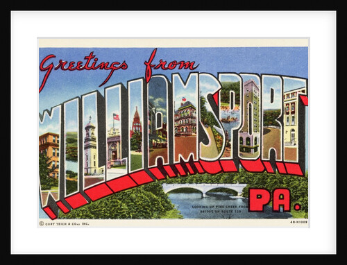 Greeting Card from Williamsport, Pennsylvania by Anonymous