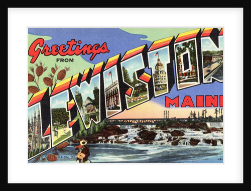 Greeting Card from Lewiston, Maine by Anonymous