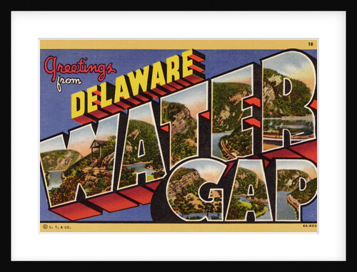 Greeting Card from Delaware Water Gap by Anonymous