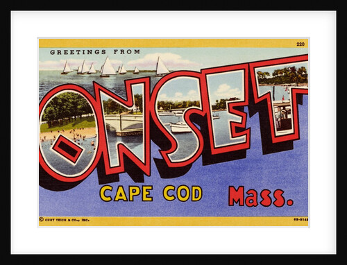 Greeting Card from Onset, Massachusetts by Anonymous