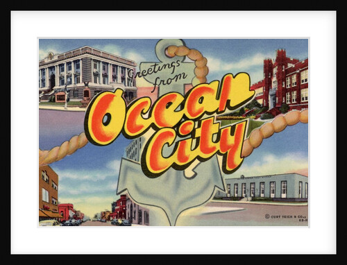 Greeting Card from Ocean City, New Jersey by Anonymous