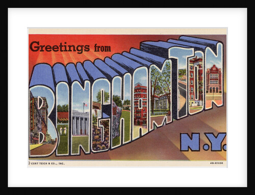 Greeting Card from Binghamton, New York by Anonymous