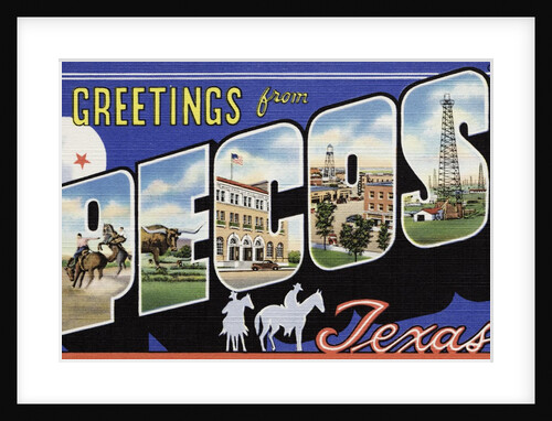 Greeting Card from Pecos, Texas by Anonymous