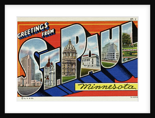 Greeting Card from St. Paul, Minnesota by Anonymous