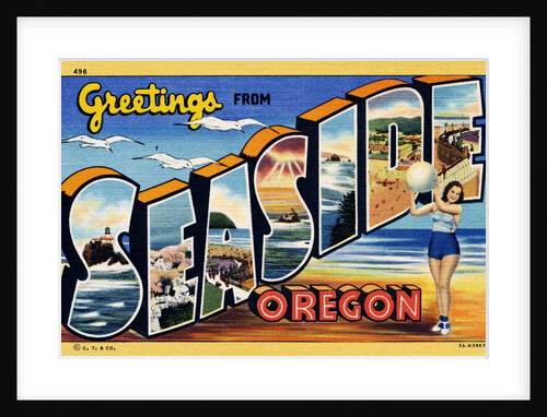 Greeting Card from Seaside, Oregon by Anonymous