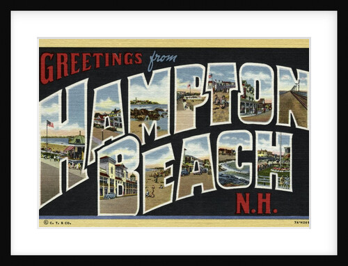 Greeting Card from Hampton Beach, New Hampshire by Anonymous