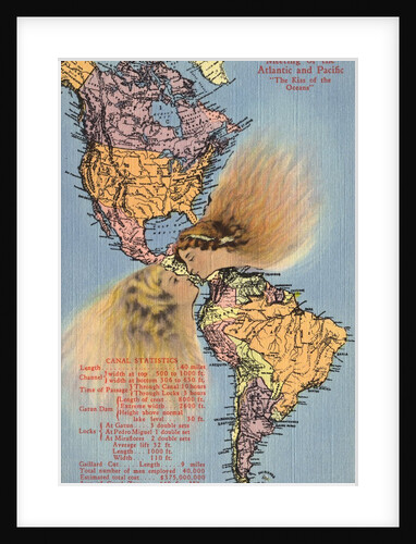 Faces Kissing at the Panama Canal by Anonymous