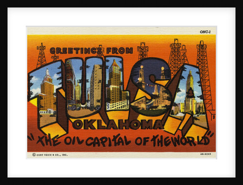 Greeting Card from Tulsa, Oklahoma by Anonymous