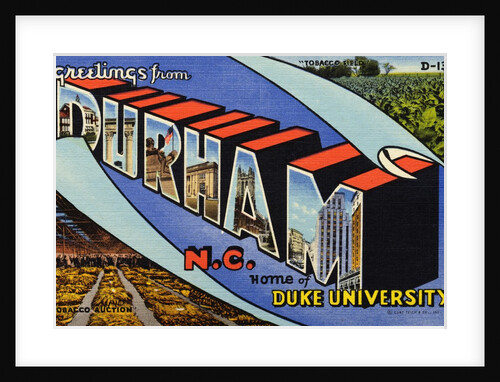 Greeting Card from Durham, North Carolina by Anonymous