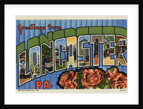 Greeting Card from Lancaster, Pennsylvania by Anonymous