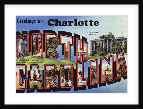 Greeting Card from Charlotte, North Carolina by Anonymous