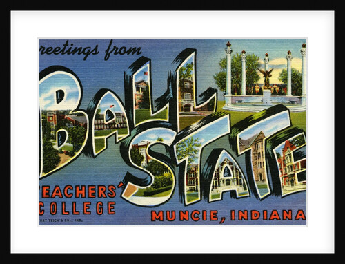 Greeting Card from Muncie, Indiana by Anonymous
