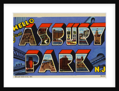 Greeting Card from Asbury Park, New Jersey by Anonymous