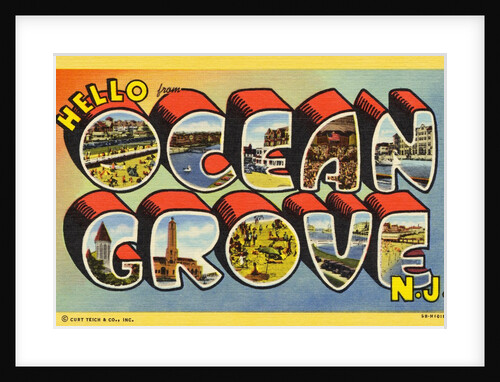 Greeting Card from Ocean Grove, New Jersey by Anonymous