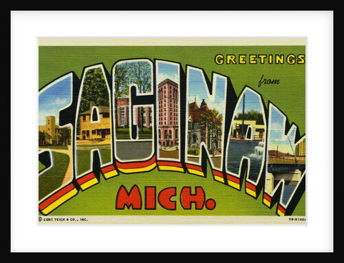 Greeting Card from Saginaw, Michigan by Anonymous