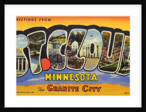 Greeting Card from St. Cloud, Minnesota by Anonymous