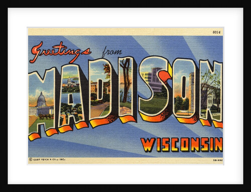 Greeting Card from Madison, Wisconsin by Anonymous