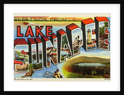 Greeting Card from Lake Sunapee by Anonymous