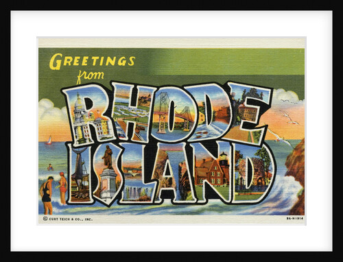 Greeting Card from Rhode Island by Anonymous