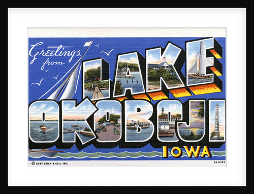 Greeting Card from Lake Okoboji by Anonymous