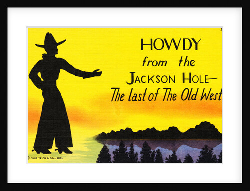 Greeting Card from Jackson Hole by Anonymous