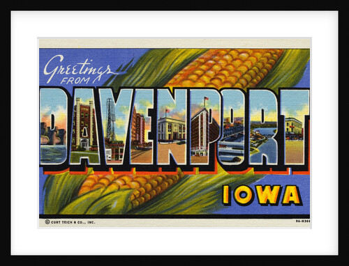 Greeting Card from Davenport, Iowa by Anonymous
