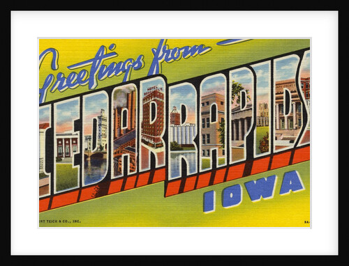Greeting Card from Cedar Rapids, Iowa by Anonymous