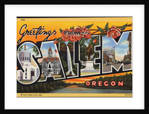 Greeting Card from Salem, Oregon by Anonymous