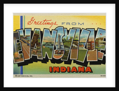 Greeting Card from Evansville, Indiana by Anonymous