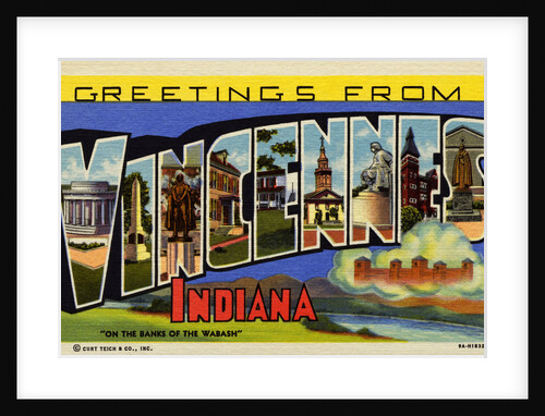 Greeting Card from Vincennes, Indiana by Anonymous
