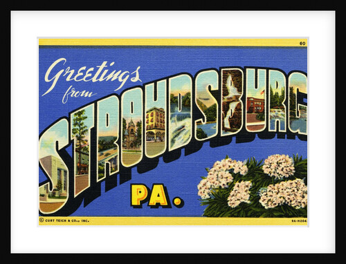Greeting Card from Stroudsburg, Pennsylvania by Anonymous