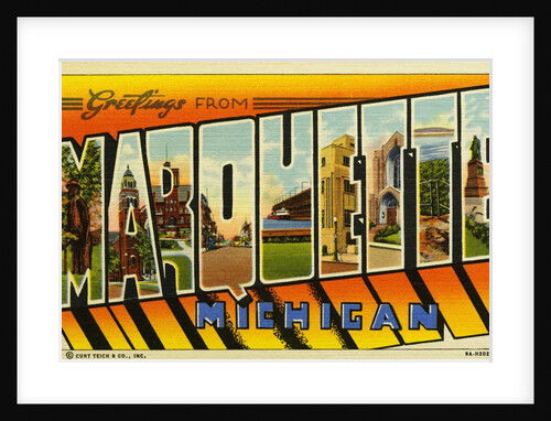 Greeting Card from Marquette, Michigan by Anonymous