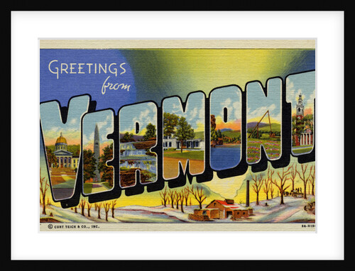 Greeting Card from Vermont by Anonymous