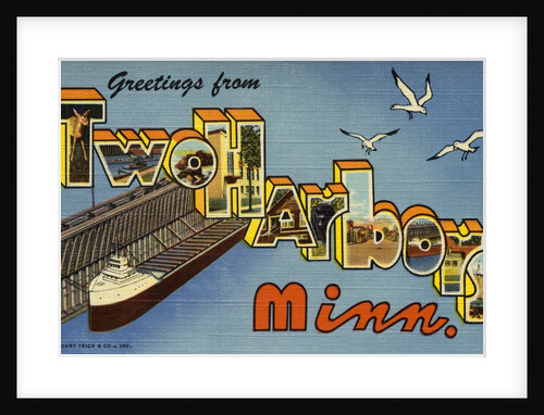 Greeting Card from Two Harbors, Minnesota by Anonymous