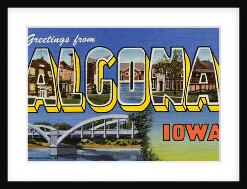 Greeting Card from Algona, Iowa by Anonymous