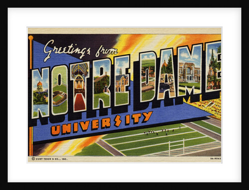 Greeting Card from Notre Dame University by Anonymous