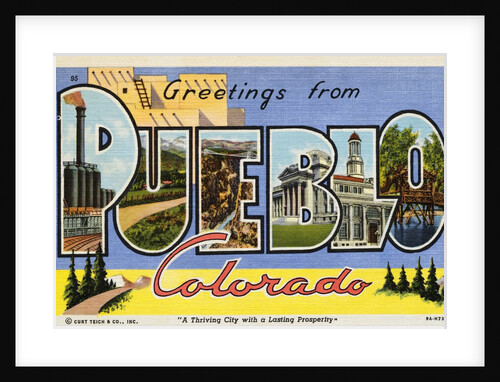 Greeting Card from Pueblo, Colorado by Anonymous