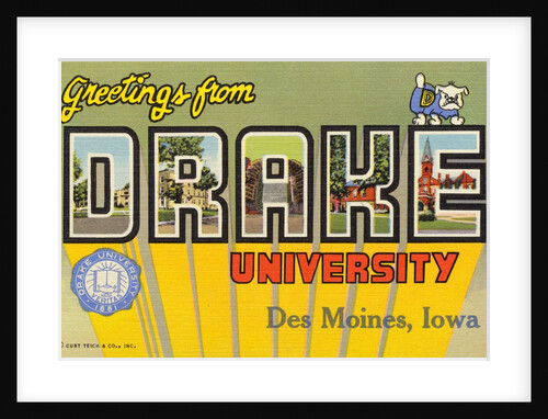 Postcard from Drake University by Anonymous