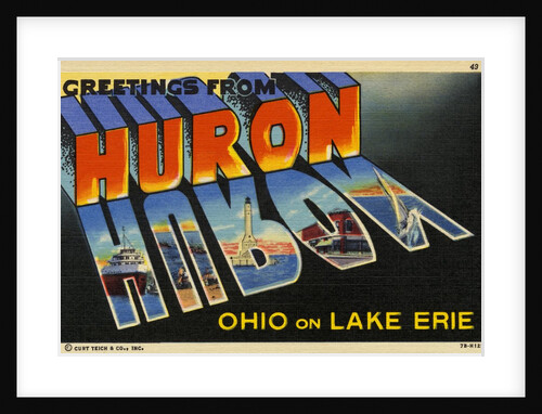 Greeting Card from Huron, Ohio by Anonymous