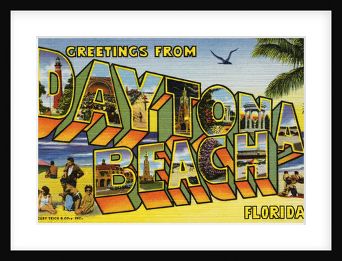 Greeting Card from Daytona Beach, Florida by Anonymous