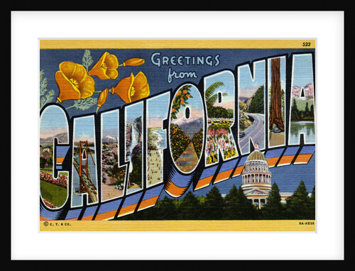 Greeting Card from California by Anonymous