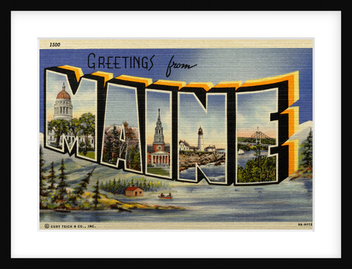 Greeting Card from Maine by Anonymous