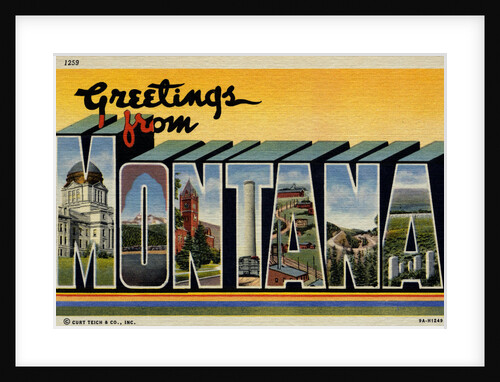 Greeting Card from Montana by Anonymous