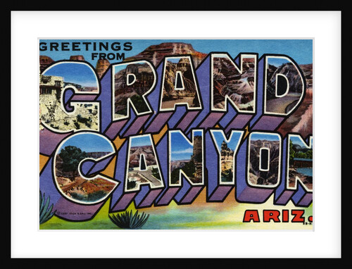 Greeting Card from the Grand Canyon by Anonymous