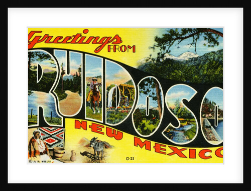 Greeting Card from New Mexico by Anonymous
