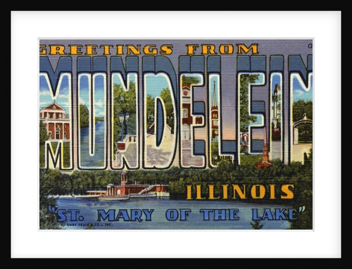 Postcard of Mundelein, Illinois by Anonymous