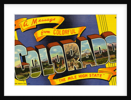 Postcard of Colorado by Anonymous