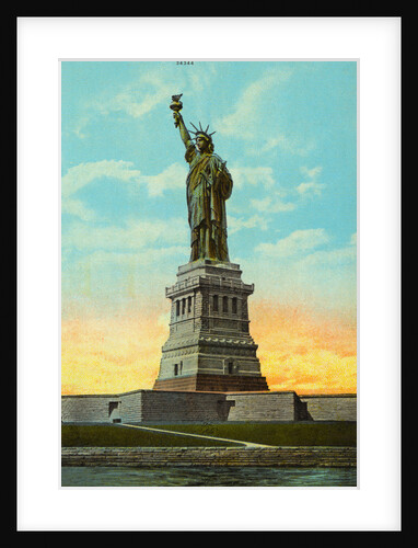 Postcard of Statue of Liberty by Anonymous