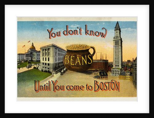 Postcard of Promotion for Boston by Anonymous